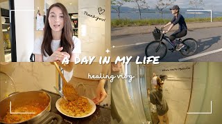 VLOG| day in my life, therapy, cycling & self care 心理治療，騎自行車和保健（中英文字幕）