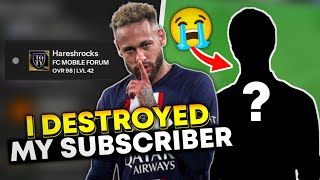 I Destroyed My Subscriber in H2H 😂🔥 || FC MOBILE