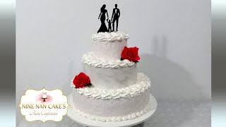 Bolo de CASAMENTO de 3 andares