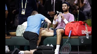 Paris Masters star who slammed rival gives update after injuring himself on match point【News】