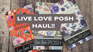 Live Love POSH Haul!  First purchase flip through