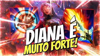 DIANA É MUITO FORTE EXPLODINDO MAGUINHOS IGUAL LUX! LoL Wild Rift