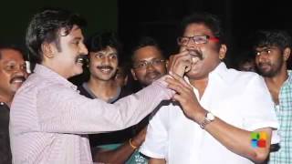 KS Ravikumar celebrates his birthday with Rajinikanth