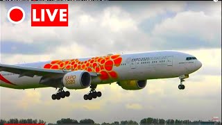 LIVE Streaming 🔴 WINDY HEAVIES #SCHIPHOL AIRPORT