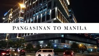 PANGASINAN TO MANILA // Victory liner bus trip - Philippines