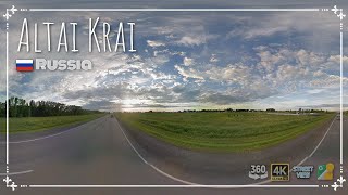 32.33km Altai Krai Driving in #Russia with #streetview | 360VR