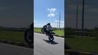 How to do wheelie on yamaha R15M💀 #trending