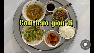 Bữa cơm giản dị rất ngon thanh lọc cơ thể - mời cả nhà dùng chung với em