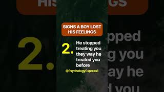 5 Signs A Boy Lost His Feelings… 💔 #shorts #boyfacts #relationship #crush #breakup