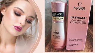 MARS bridel beauty waterpoff fudation| MARS fudation with 💧water poff coverag|Demo