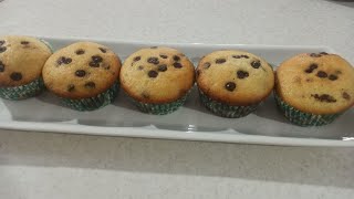 Chocolate chip muffins(super soft and fluffy)