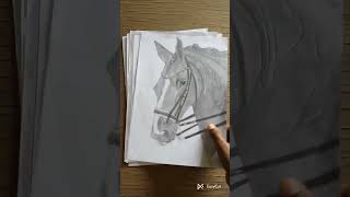 my best artworks | horse drawing | eyes drawing #shorts #drawing #artlovers #viralshorts