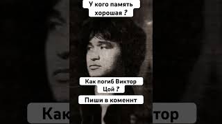 Как погиб Виктор Цой