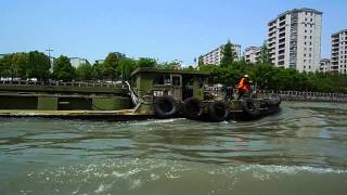 Work Boat on the Grand Canal - Hangzhou, China