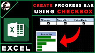 How to create Progress bar based on Checkbox in Excel