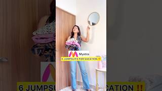 Prettiest jumpsuits from Myntra😍 || Link in community post #myntrahaul #myntra #shortsviral #shorts