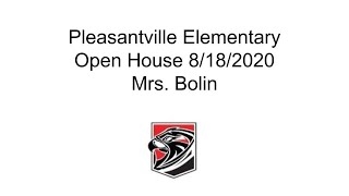 PES   Open House 2020   Mrs  Bolin