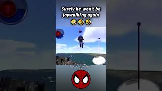 Spider-Man teaches criminal a lesson #spiderman #shorts