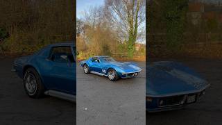 LeMans Blue 1969 Chevrolet Corvette C3 Stingray 350 V8 L46 Manual | Exhaust Sound 🔊