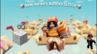 New infinite blocks glitch | Roblox Bedwars