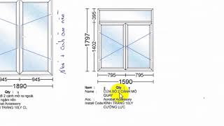 Phần Mềm Tính Nguyên Liệu Cửa Nhựa Lõi Thép Và Cửa Nhôm