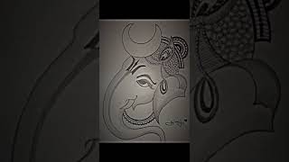 #shree Ganesh sketch ✍️#/#beautiful sketch of shree ganesh 🙏🏻# sumit(vrisu) art #..