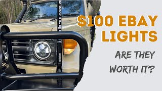 ARE EBAY $100 HEADLIGHTS WORTH IT?? / Land Cruiser Build - Ep11