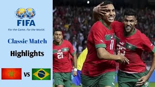 Morocco vs Brazil 2-1 | Friendly Match FIFA 2023 | Highlights