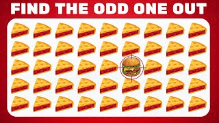 Find the ODD One Out 🍎🍉 Easy, Medium, Hard | 30 Ultimate Levels Emoji Quiz