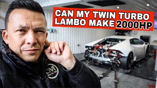 CAN MY TWIN TURBO LAMBO MAKE 2000HP🫣 **JM IMPORTS**