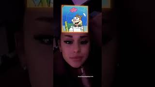 Ariana Grande - insta nickelodeon filter