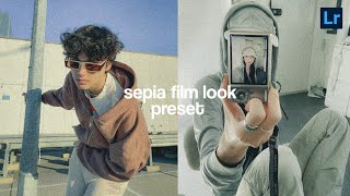 Sepia Film look | Instagram feed | lightroom presets free download