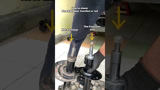 How To Check Shock Breaker Function Or not #automobile #shorts #short #viral #viralshorts #tips