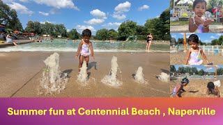 Summer fun at Centennial Beach , Naperville , IL ,USA @NaperParks