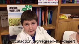 Regreen the desert -Practical Action's new STEM challenge