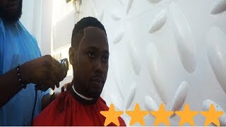 HAIRCUT At The BEST REVIEWED BARBER In My CITY #Abuja #Nigeria