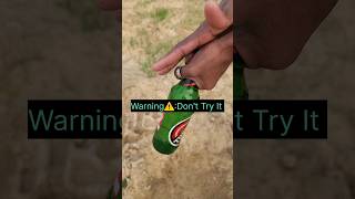 😱We Break Glass Bottle From Finger Only😱/Dont Try it #shorts #experiments