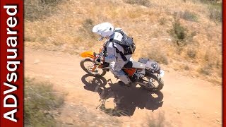 Staaker Drone Chases Dirt Bike Rider at Rowher Flats OHV  ✧KTM 4 Stroke Trail Ride✧