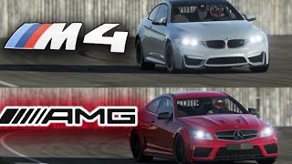 Forza 7 - BMW M4 vs Mercedes C63 Black TOP GEAR Track Battle!