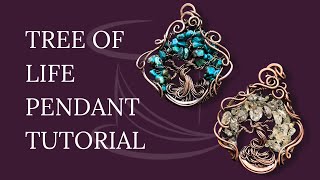 Create Your Own Gemstone Chip Tree of Life Pendant!