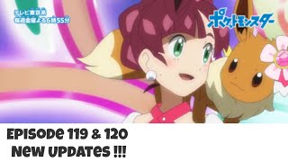 Pokemon journeys episode 119 & 120 release date