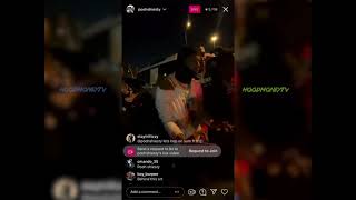 Pooh Shiesty💯 Goes live With Kodak Black🔥 outside Club on Demon Time😈