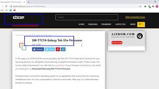 How To Download Samsung SM-T727A Galaxy Tab S5e Stock Firmware (Flash File) For Android Device