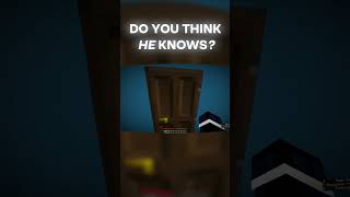 Do You Think HE Knows? (Truman Show) 😨❓🤫 Part 1 #shorts #minecraft #trumanshow #gaming #truman