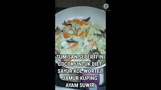 TUMIS SAYUR KOL COCOK UNTUK DIET#SHORTS