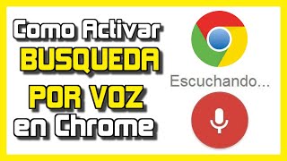 Como Activar la Busqueda por Voz en Chrome