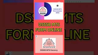 DSSSB MTS VACANCY DETAILS #dsssb #dsssbnotice #mts #vacancy #shorts @vidhyarthionlinepoint