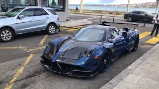 Pagani Huayra BC Macchina Volante in the streets of Geneva