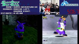 Sonic Adventure DX (Big's Story Race) by Mapler, AdamAK in 10:53, 12:28 - SGDQ 2013