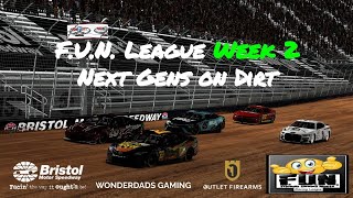 WonderDads Gaming: iRacing 2022 F.U.N. League Race 2 at Bristol Dirt